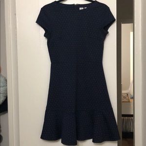 Gap Fit and Flare Peplum Dress